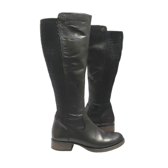 Rieker Shoes - Rieker Faith 91 Black Tall Riding Boots Size 38